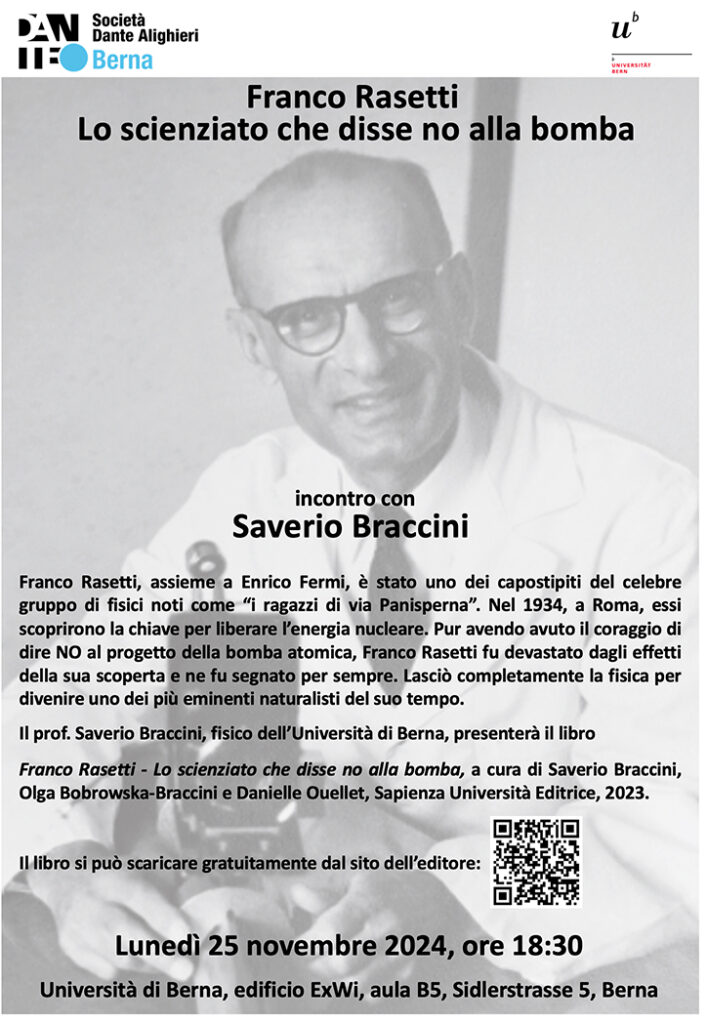 Franco Rasetti incontro con Saverio Braccini